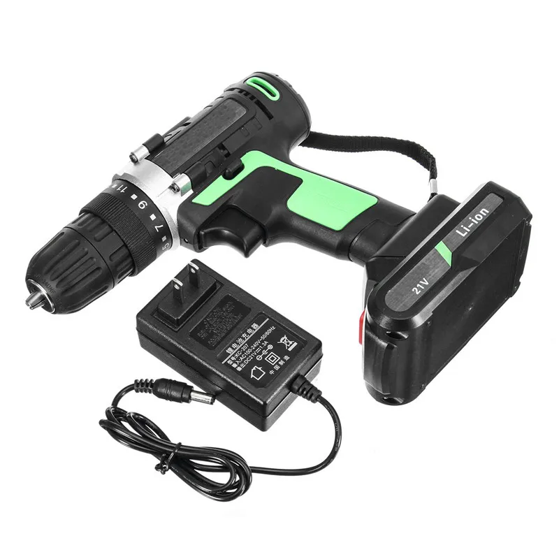 

21V Electric Screwdriver Multi-Function Rechargeable Mini Drill Power Tools Home Cordless Lithium Rechargeable Screwdriver