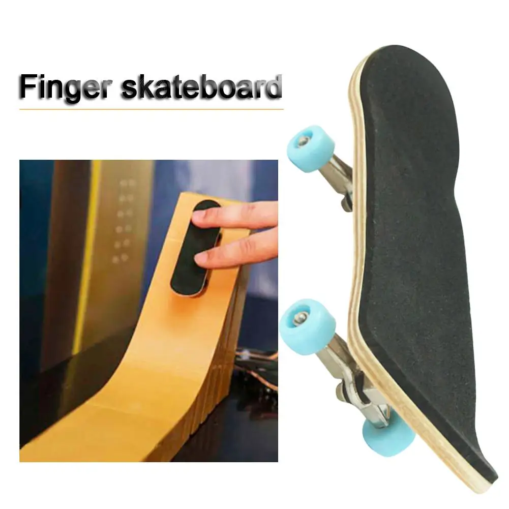 

Car Interior Decoration Wooden Mini Fingerboards Clip Set Finger Skateboard Skate Park Kit Ramp Parts Decompression Toy