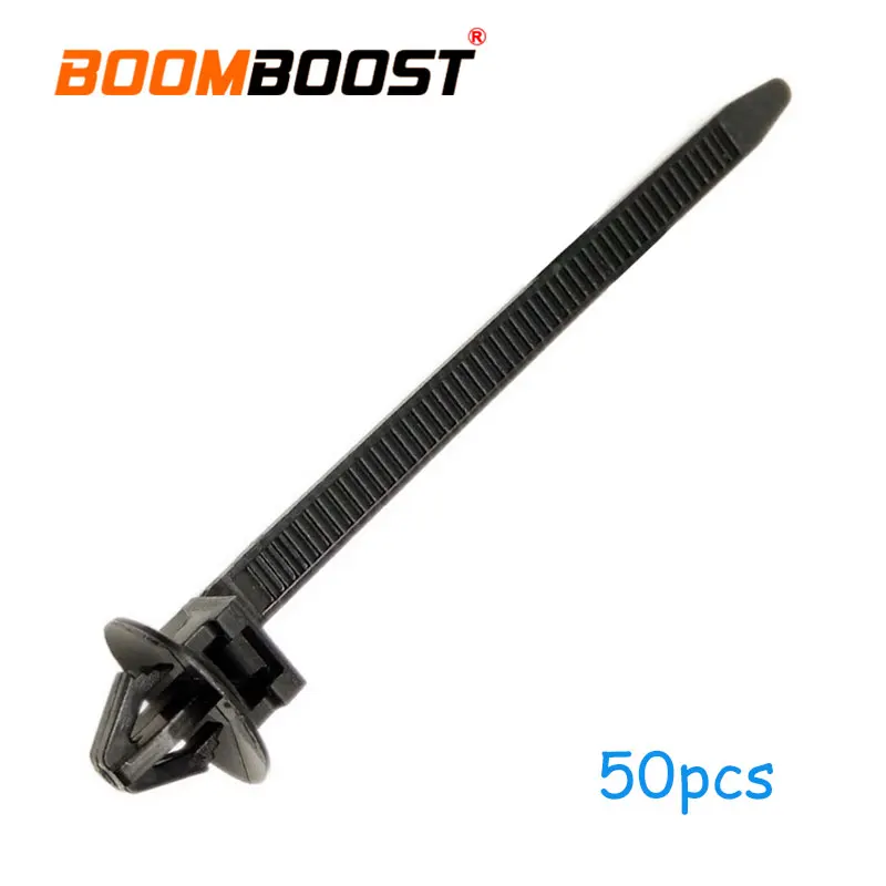 

For All cars 92mmx5mm Nylon Cable Tie Q26 Fixed Fasteners Clips Bundled wire band 50 pieces/lot Car Cable Fastening Zip Strap