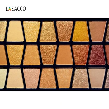 

Laeacco Women Girls Makeup Eye shadow Backdrop Photography Background Customized Photographic Backdrops For Photo Studio