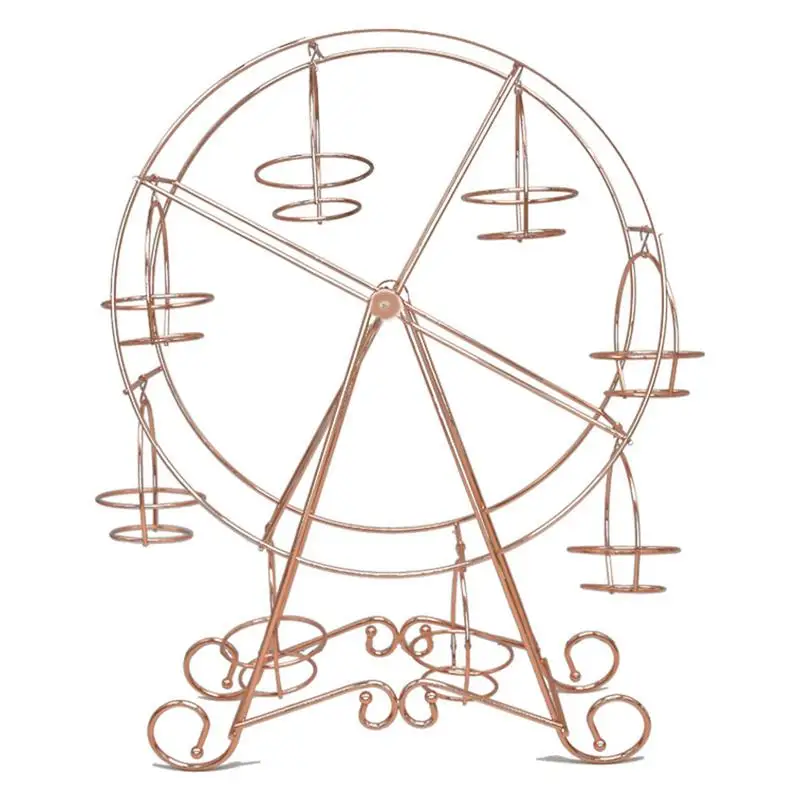 

Cake Decorating Tools Cupboard Display Stand Rotating Ferris Wheel Storage Rack Kitchen Utensils Birthday Party Wedding Decor