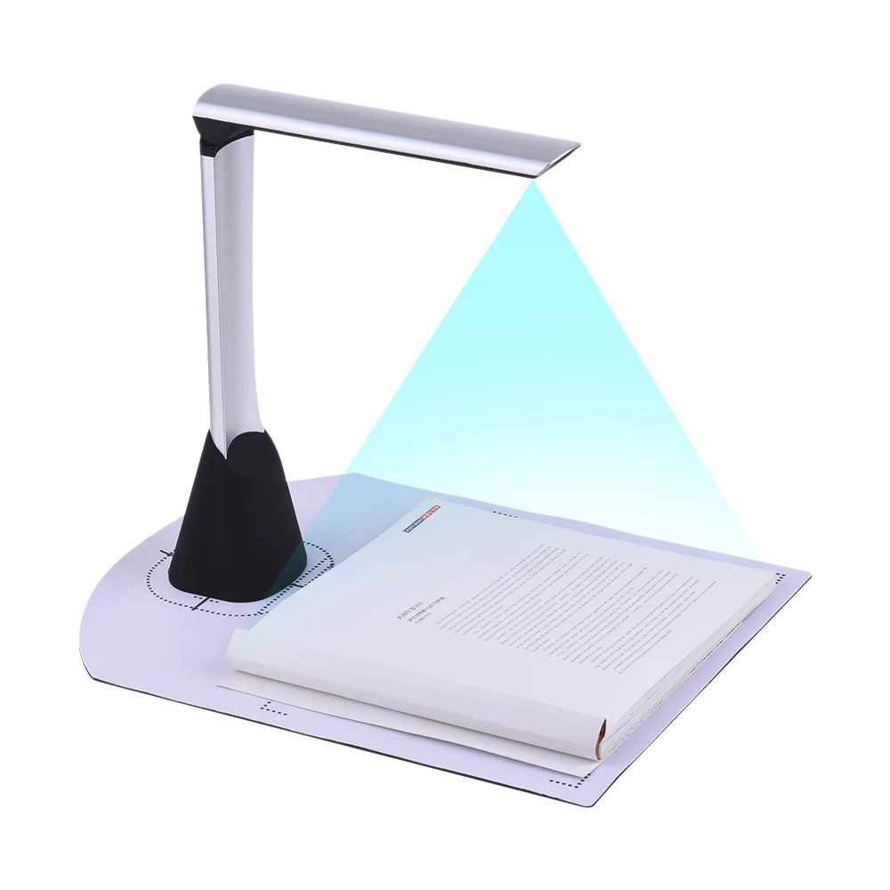 

Portable High Speed USB Book Image Document Camera Scanner 5 Mega-pixel HD High-Definition Max. A4 Scanning Size