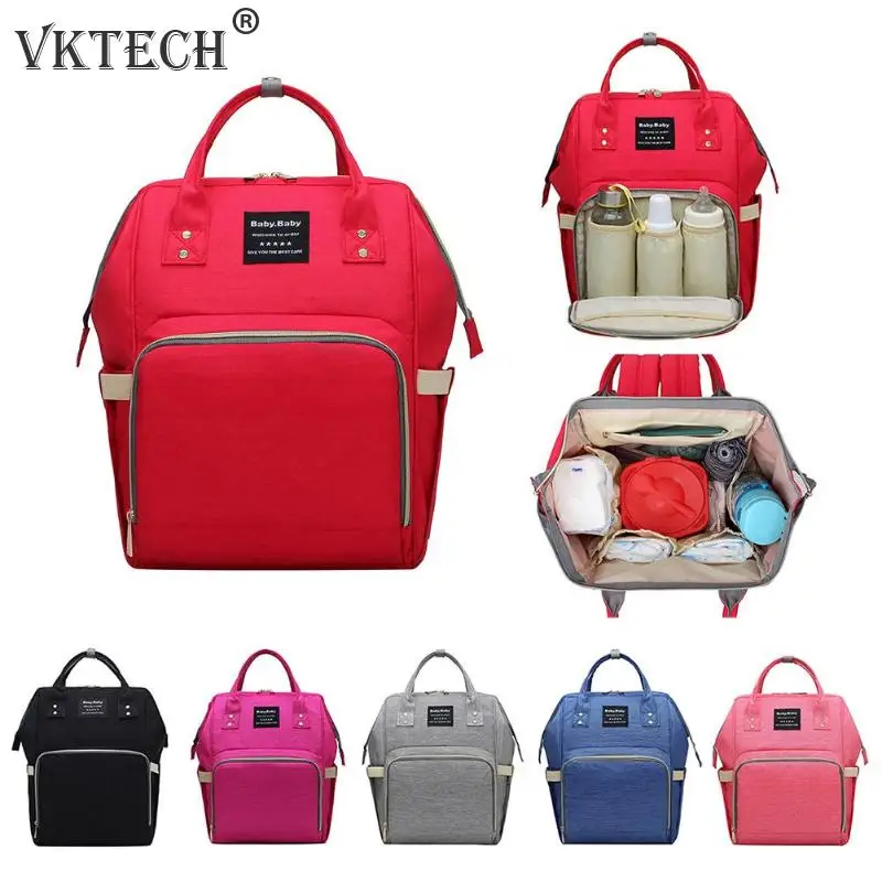 

Mummy Maternity Nappy Bag Diaper Bags Waterproof Large Capacity Solid Handbag Baby Nappy Nursing Bags Travel Backpack