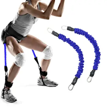 

4 Pcs Gym Leg Training Chest Expander Strap Fitness Elastic Resistance Band Set