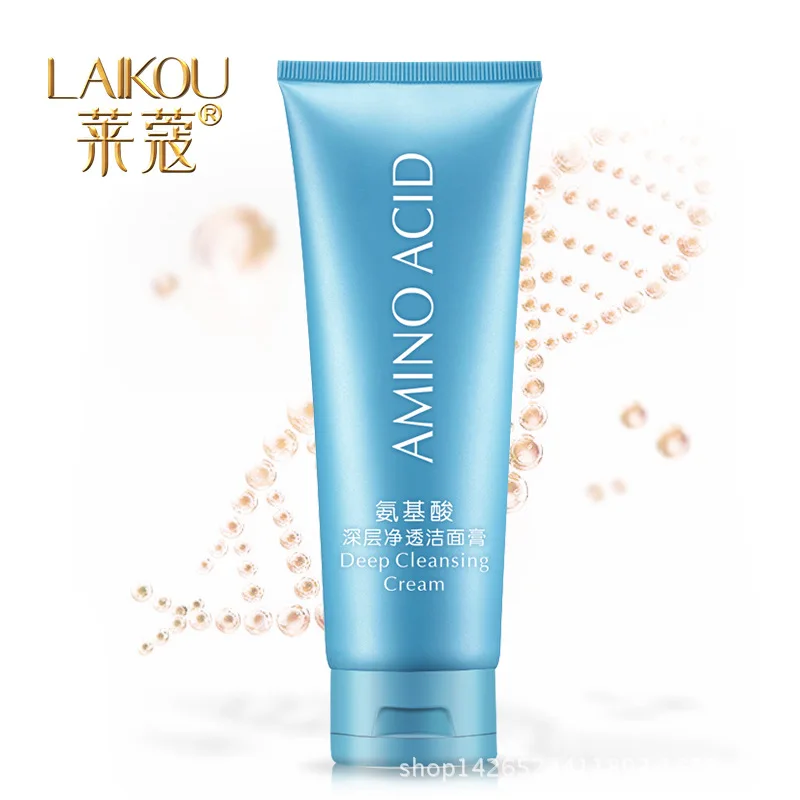 Lai Kou Brand Face Care Amino Acid Moisturizing Cleanser Skin Care Deep Cleansing Facial Dirt and Grease Cleanser Natural beauty Lai Kou Brand Face Care Amino Acid Moisturizing Cleanser Skin Care Deep Cleansing Facial Dirt and Grease Cleanser Natural beauty