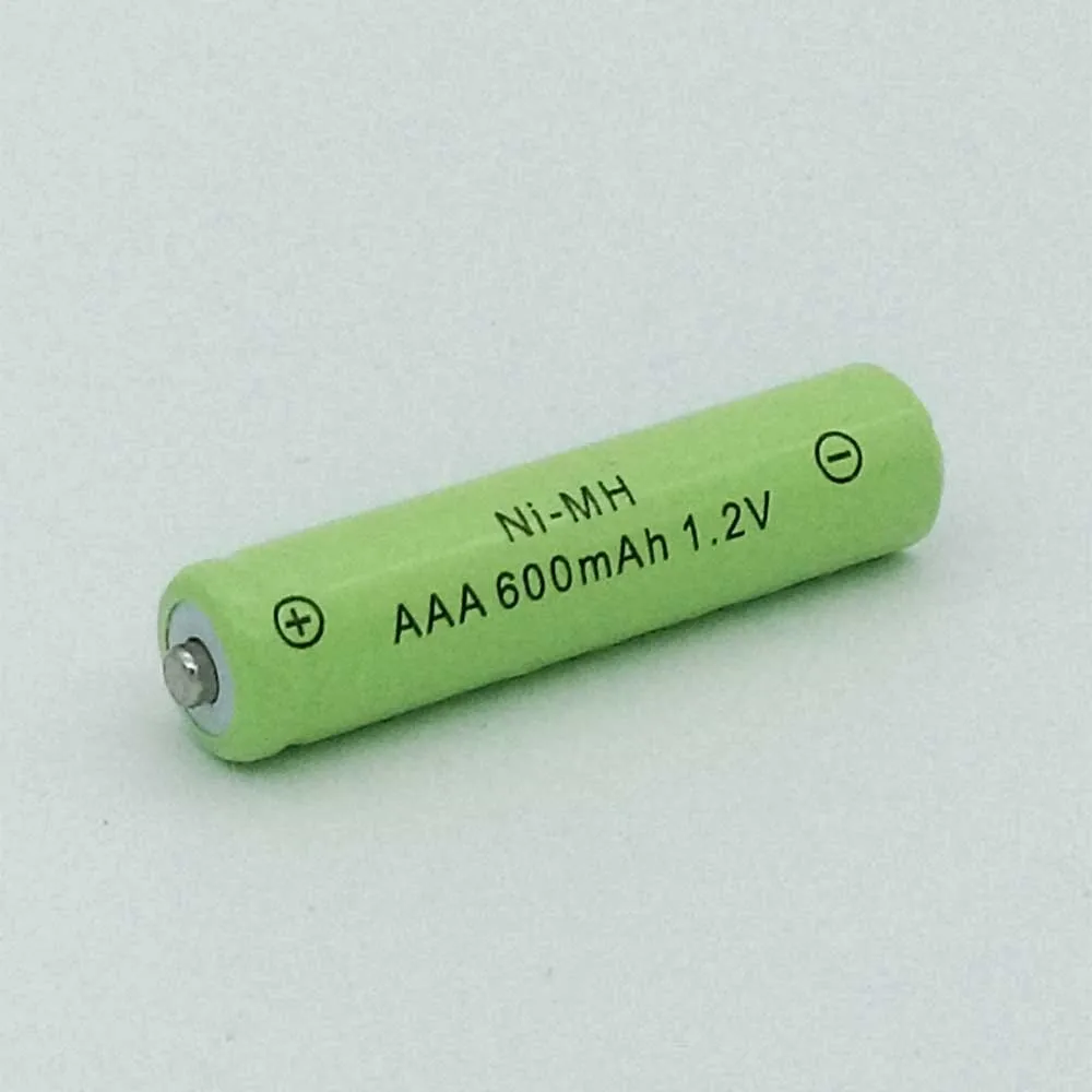 4 шт много AAA перезаряжаемые батареи AAA NiMH 1,2 V 600mAh ni-mh 3A предварительно заряженные аккумуляторные батареи