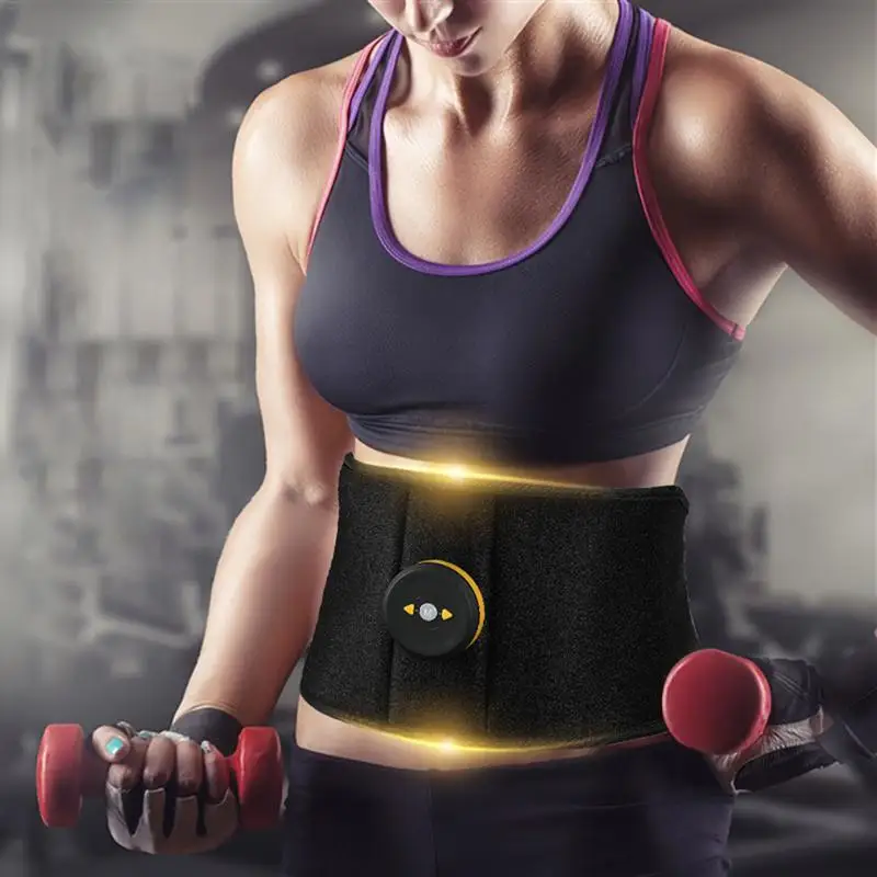 Muscle Vibration Abdominal Fitness Trainer Massager Waist Support EMS Fat Burning Stimulator For Body Slimming Belt Weight Loss Muscle Vibration Abdominal Fitness Trainer Massager Waist Support EMS Fat Burning Stimulator For Body Slimming Belt Weight Loss
