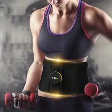 Muscle Vibration Abdominal Fitness Trainer Massager Waist Support EMS Fat Burning Stimulator For Body Slimming Belt Weight Loss