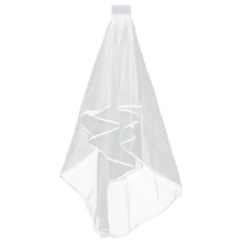 Frcolor 1 шт., свадебная фата, милая стильная декоративная двухслойная вуаль, аксессуар для праздника, вечеринки, свадьбы