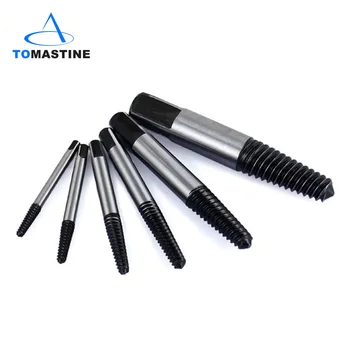 

6Pcs/Set Out Screw Extractor Center Drill Bits Guide Set Broken Damaged Bolt Remover Removal Speed Easy Out Set