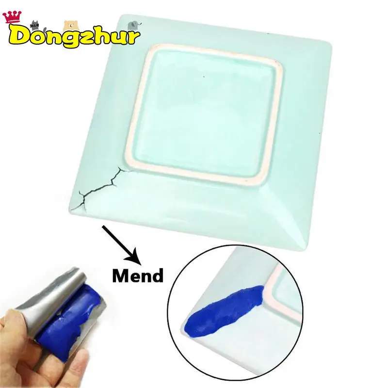 3 Pc bricolage pâte à modeler créative colle moulable pratique multifonctionnel auto-réglage Silicone boue réparation noir blanc rouge bleu jaune (lot de 3)