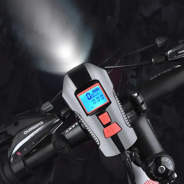 Buy 3 in 1 USB Rechargeable Bicycle Bell LED Bike