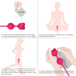 Вагинальные шарики мышцы туго упражнения вибратор для женщин послеродовой сжатия Вагинальный массажер мяч для взрослых Секс игрушки для