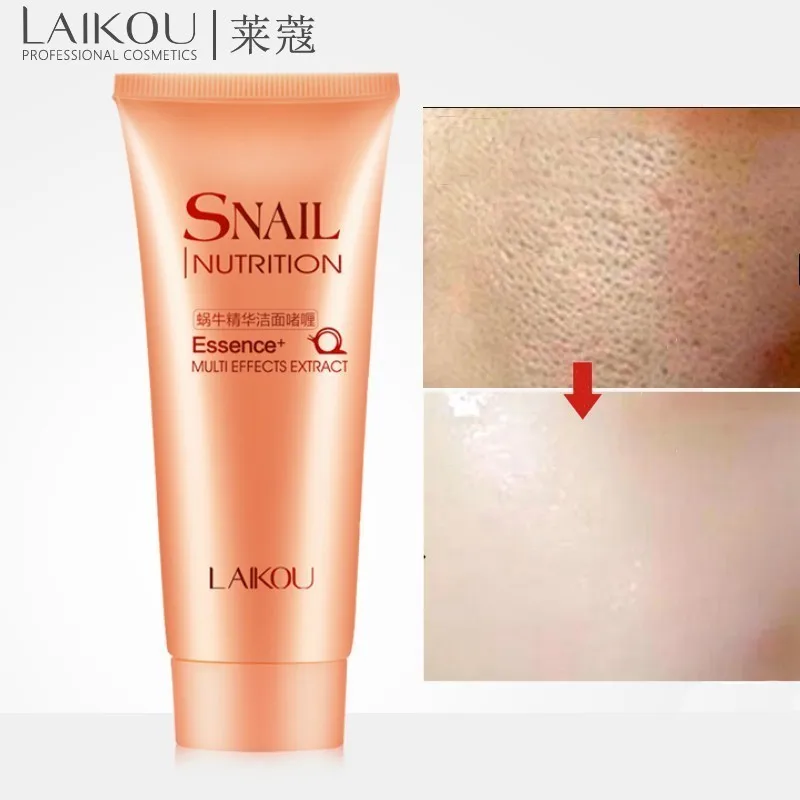 Laikou Snail Facial Cleanser Snail Nutrition Essence Multi Effects Face