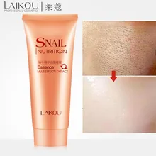 LAIKOU Snail Facial Cleanser Snail Nutrition Essence Multi Effects Face Wash Anti Aging Mild Exfoliating Gel Deep Pore Cleansing