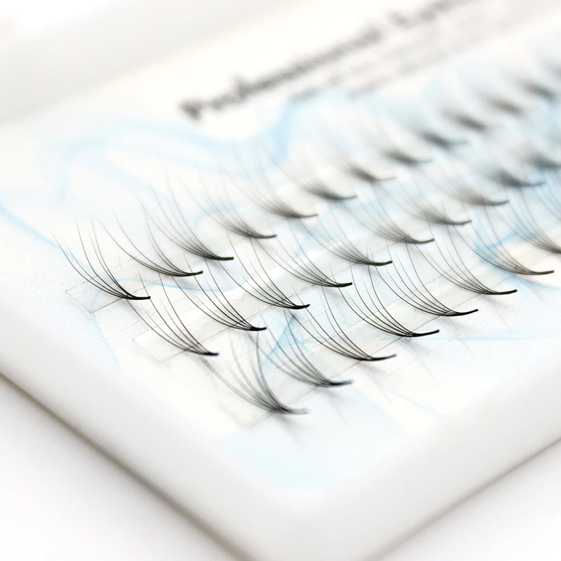 spesifikasi 1 Box Individu Mink Premade Penggemar Volume W Bulu Mata 5D Ekstensi Bulu Mata