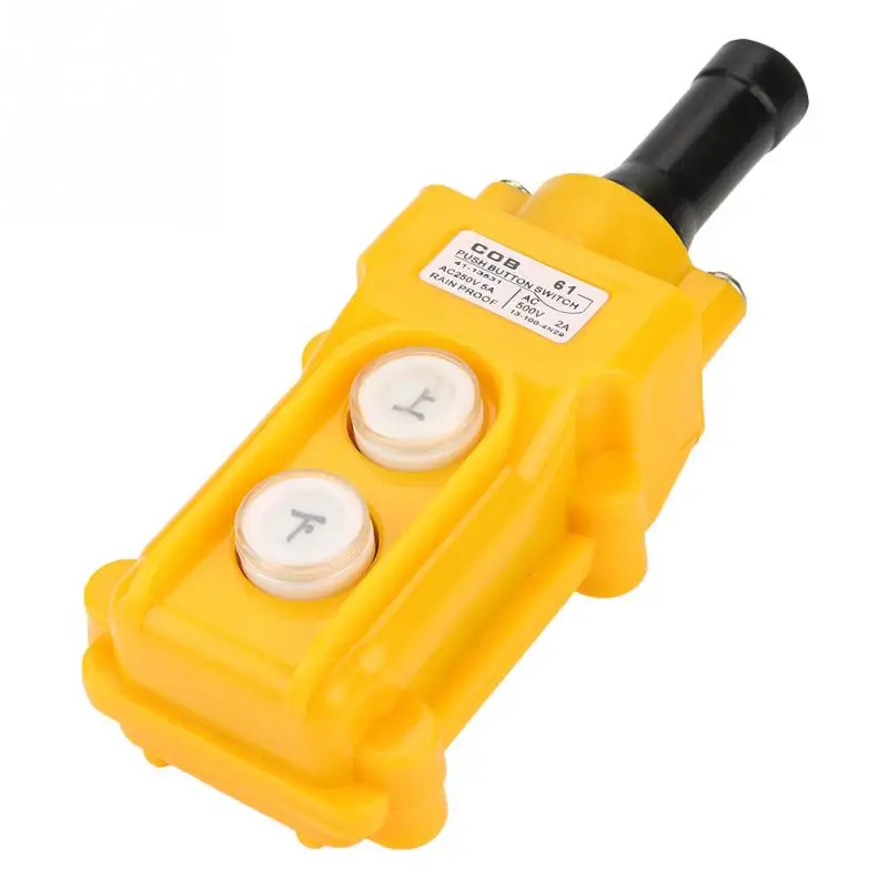 Industrial Switches Crane Chain Hoist 4-Channel Push Button Switch Lifting Pendant Rainproof Controller Crane Hoist Control Industrial Switches Crane Chain Hoist 4-Channel Push Button Switch Lifting Pendant Rainproof Controller Crane Hoist Control