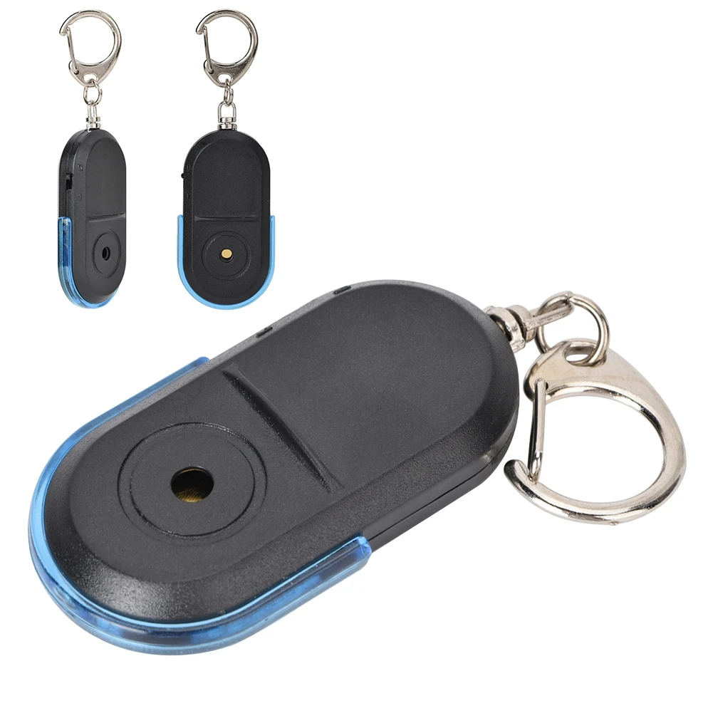 Wireless Anti-Lost Alarm Key Finder Locator Whistle Sound LED light with Battery Hot Sale |