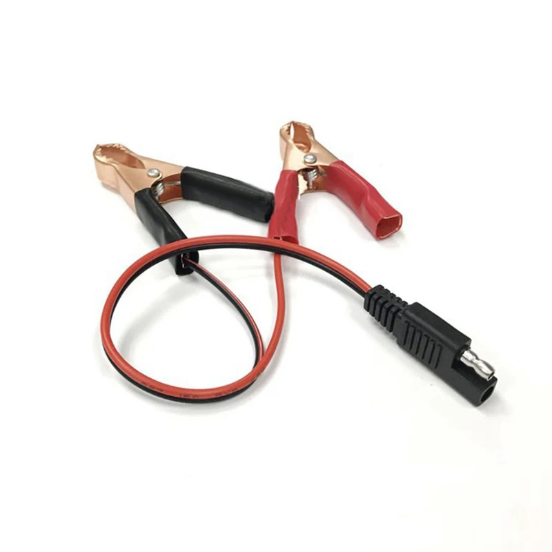 

Heavy Duty Alligator Clips Battery Clamp Cable with SAE Quick Release Connector SAE to Alligator Clips Quick Disconnect Cable