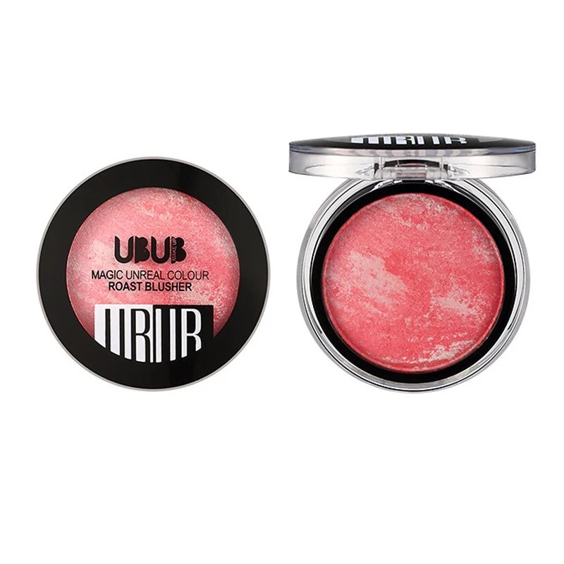 

Hot Palette Petal Fine Smooth Makeup Baking Blush Cheek Color Blusher Face Power With Puff
