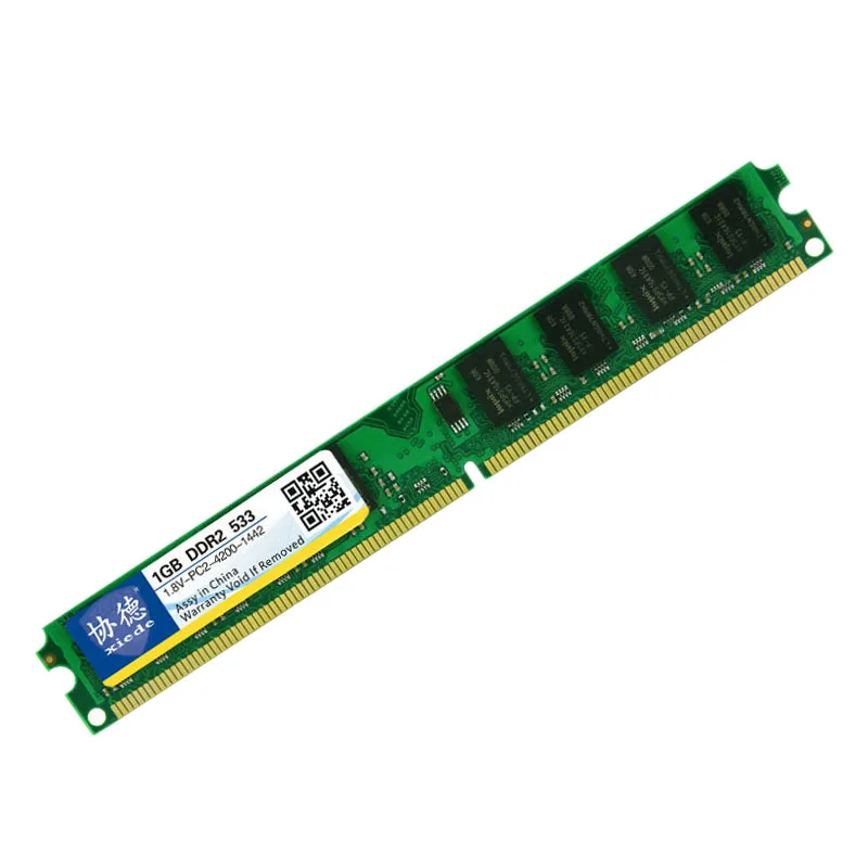 Xiede كمبيوتر مكتبي ذاكرة عشوائية Ram وحدة Ddr2 533 Pc2-4200 240Pin Dimm 533 Mhz ل إنتل/Amd