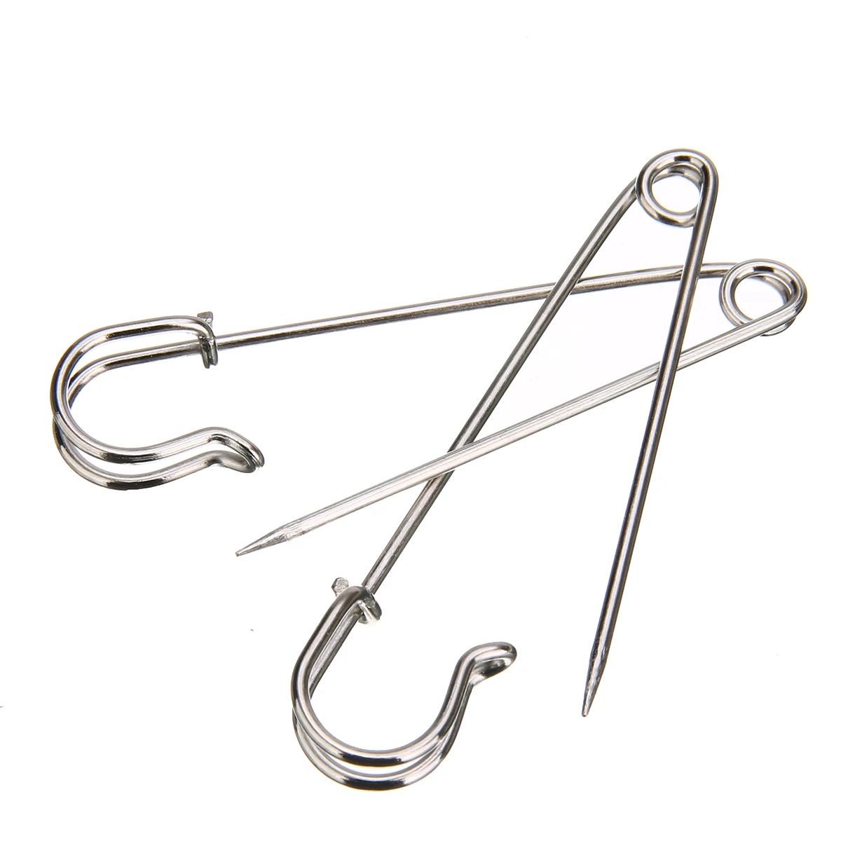 10 Pack Super Heavy Duty Jumbo 5/" Stainless Steel Safety Pins crafting projects