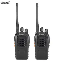 1 пара BF-888S Walkie Talkie 400-470 МГц 16CH ручной трансивер US Plug Long-distance Talking инструменты для наружного