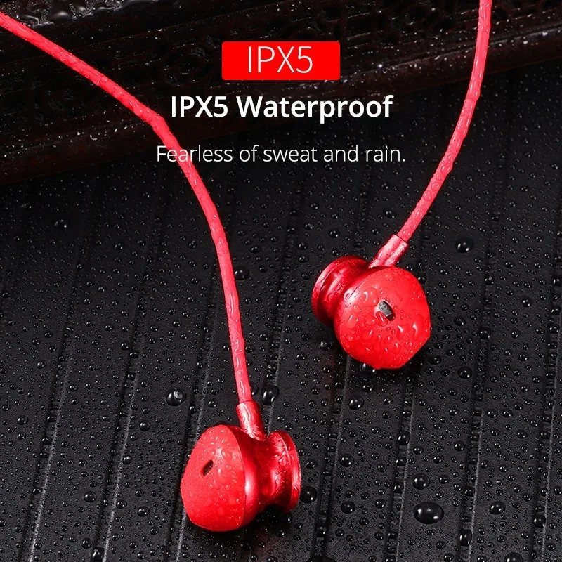 Беспроводные наушники EARDECO IPX5, Bluetooth наушники, стерео Спортивные Беспроводные наушники, гарнитура с микрофоном, басы для телефона