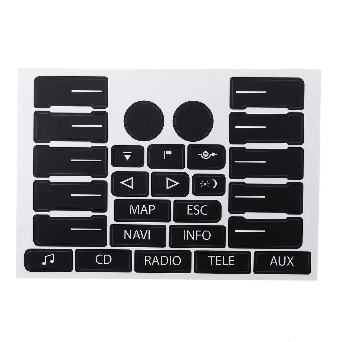 VW Touareg Worn Peeling Button Decal Stickers AC Radio Steering Window kits VW Touareg Worn Peeling Button Decal Stickers AC Radio Steering Window kits