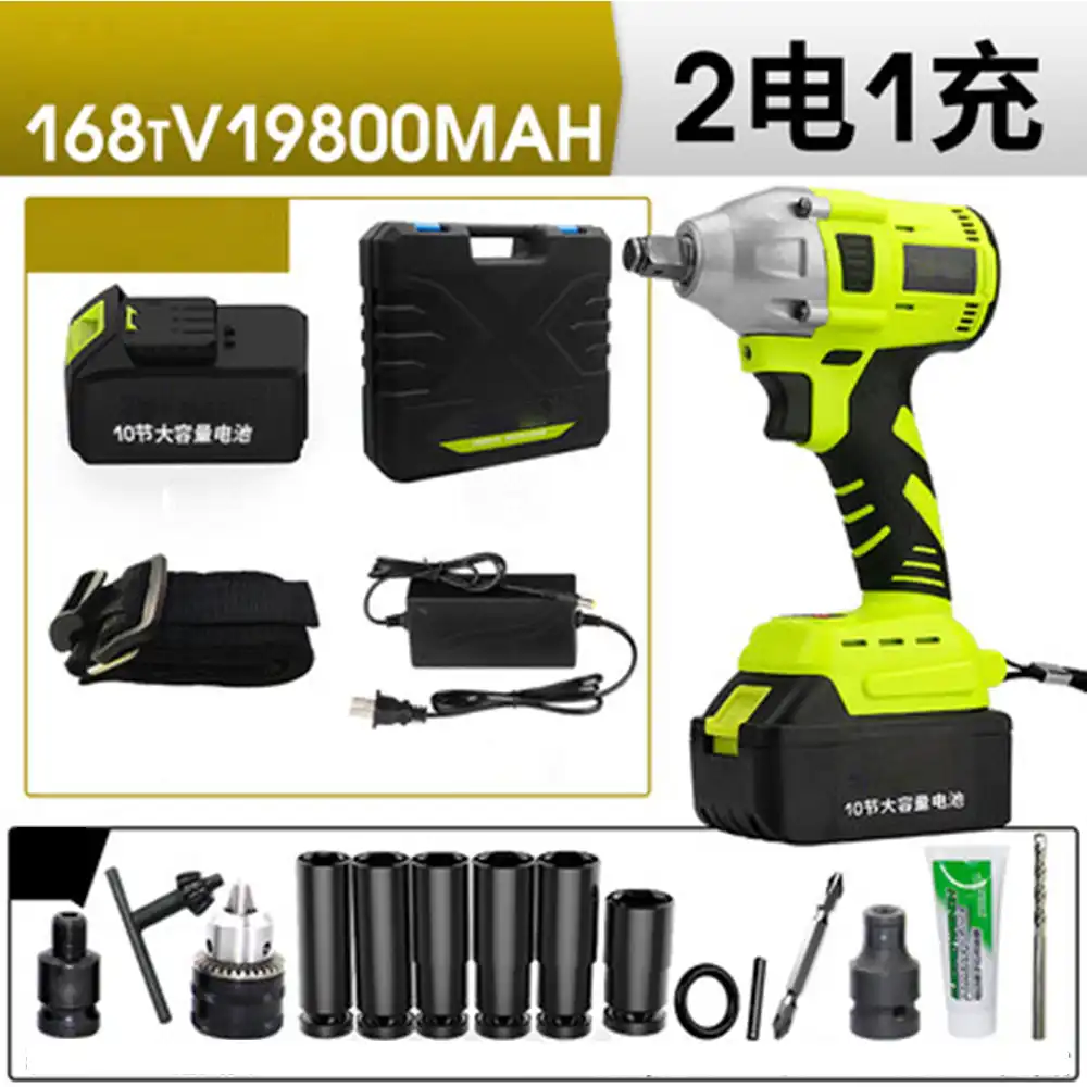 Detail Feedback Questions About 168tv 19800mah Brushless Electric 168tv 19800mah Brushless Electric Wrench Cordless Tool Torque Rechargeable Impact Extra Battery