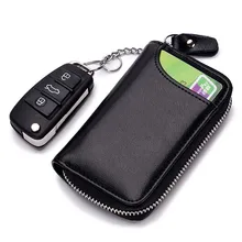 Кошельки для ключей, натуральная кожа, автомобильный мужской держатель для ключей, кожаный брелок для мужчин, ключница для женщин, чехол для ключей, сумка, органайзер для ключей