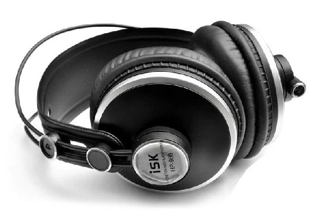 Шумоподавляющие наушники ISK HP 980 с закрытой спинкой Hi Fi для диджея студийного