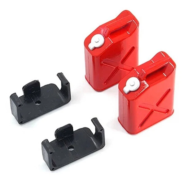 

2 PCS 1/10 Scale RC Crawler Accessory Mini Fuel Tank for Tamiya D90 Axial Wraith SCX10