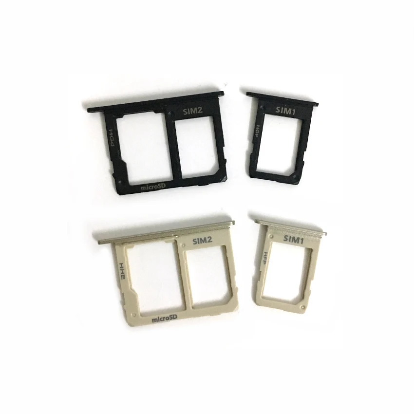 

10PCS New Dual Single Sim Tray For Samsung Galaxy A6 2018 A6+ A600F A605F SIM Card Tray Slot Holder Replacement Part