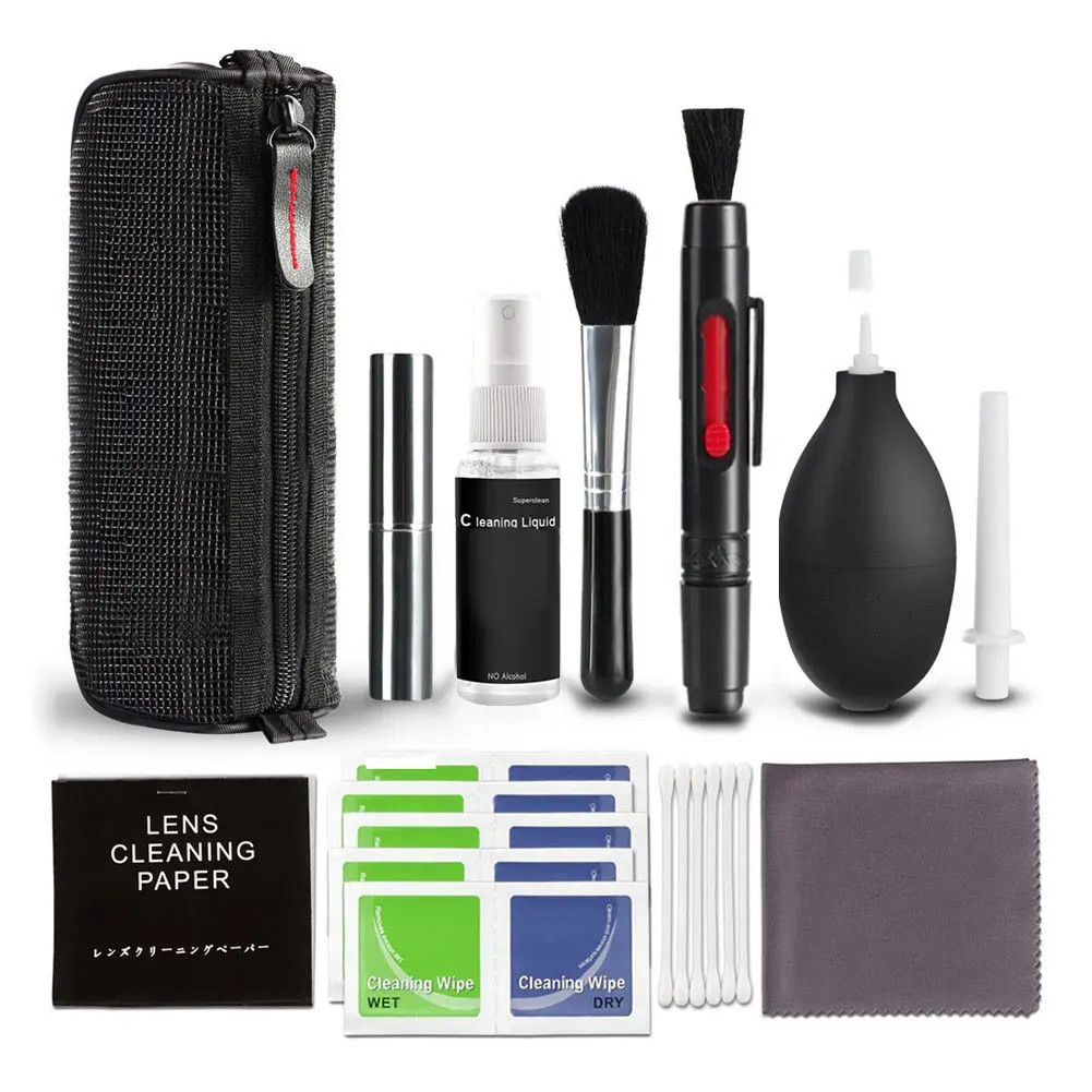 

Solid Convenient Professional DSLR Lens Camera Cleaning Kit for Canon Nikon Sony Panasonic