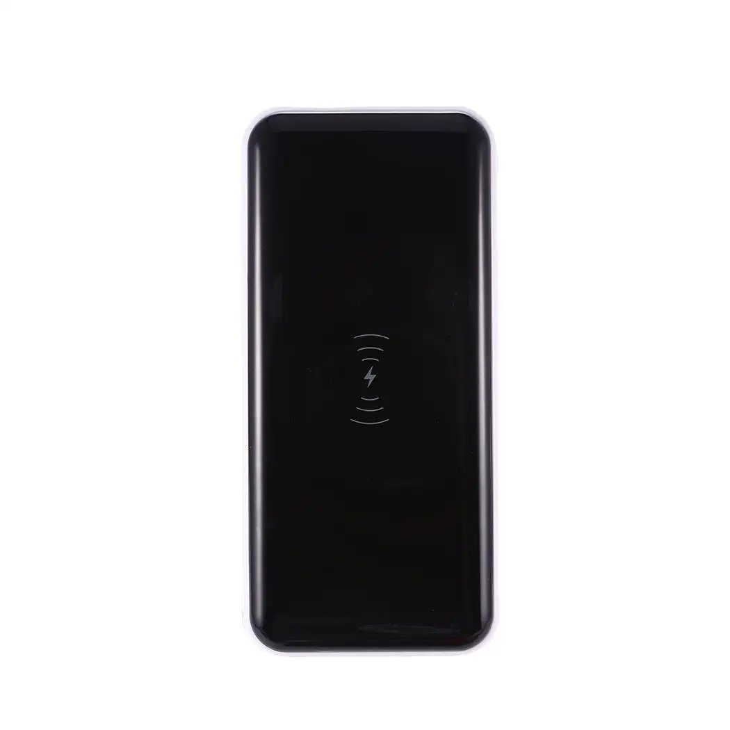 

8000 Mah Portable Power Bank Mirror 2.1A Digital Display Emergency USB Data Cable General USB Power Charger