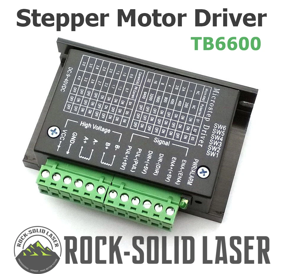 

Stepper Motor Driver TB6600 Nema 23 Nema 34 42/57/86 Nema17 4A DC9-40V 1 axis Stepping Motor CNC Engraving Machine