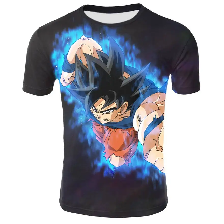 

2019 latest novelty men's T-shirts Dragon Ball T-shirt retro funny Camisetas men's O-neck shirt T-shirt casual men's