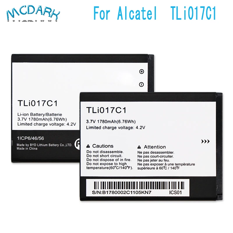 Аккумулятор для Alcatel OneTouch PIXI 3 4 5 &quot5019D 5017D 5017A 5017X 5017 5027B TLi017C1 1780 мАч | Мобильные