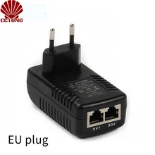 DC12V 1A POE (Мощность Over Ethernet) инжектор 12 Вт штепсельная вилка коммутатор питания через Ethernet для CCTV POE ip-камера Мощность адаптер ЕС/США/AU/UK на выбор доступны вилки