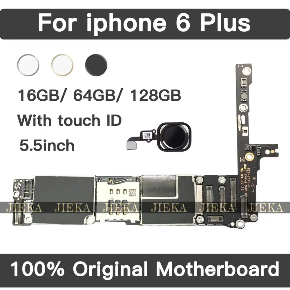 Заводская разблокированная материнская плата для iphone 6 plus 16 Гб 64 128 ГБ IOS