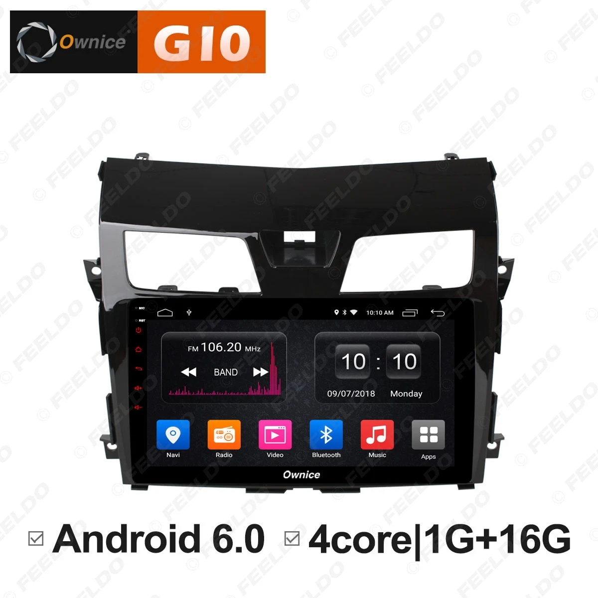 Perfect LEEWA 10.1 " Android 8.1 8-Core/DDR3 2G/32G/Support 4G LTE Car Media Player With GPS/FM/AM For Nissan TEANA 2013-2016 (Teana 3) 5