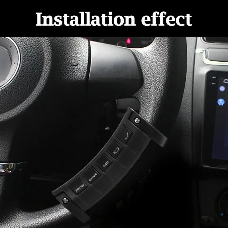 10 teclas Universal multifunción de dirección inalámbrica inalámbrico DVD GPS navegación coche volante Radio Control remoto botones 10 teclas Universal multifunción de dirección inalámbrica inalámbrico DVD GPS navegación coche volante Radio Control remoto botones