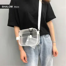 Сумка женская летняя верхняя новая Корейская версия прозрачная маленькая квадратная упаковка мини Одиночная Наклонная Сумка