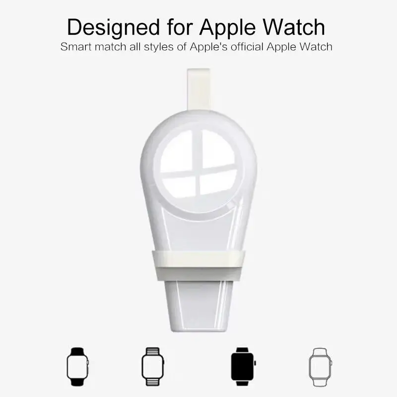 

Smart Watch Portable Outdoor Mini Charger Fast Charging Power Charger Wireless Charging Base for IWatch 1 2 3 4 Dock Adapter