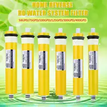 50/75/100/125/300g ro membrana substituição para filtro de água purificador tratamento sistema osmose reversa cozinha em casa