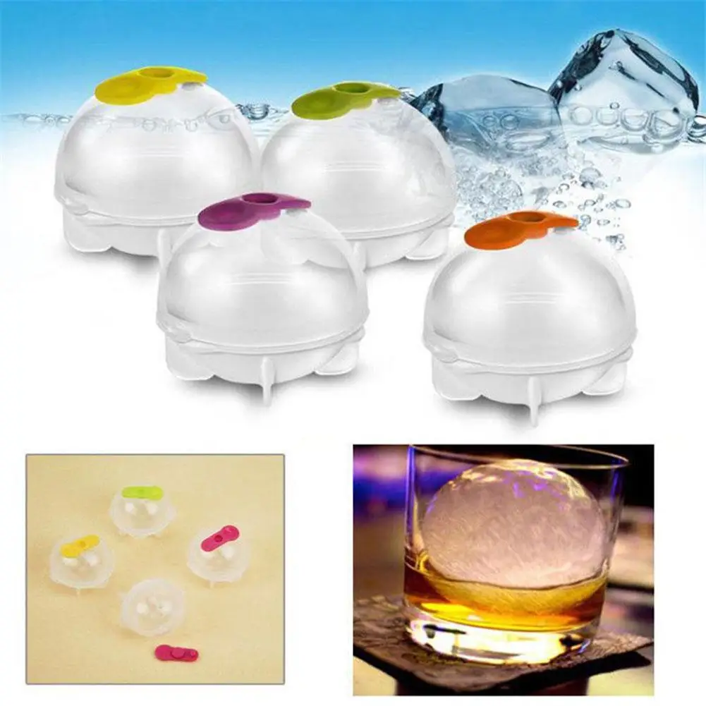 4 шт. ледяная кирпичная форма вечерние бар формы для заморозки круглая Сфера шариковая форма для кухни