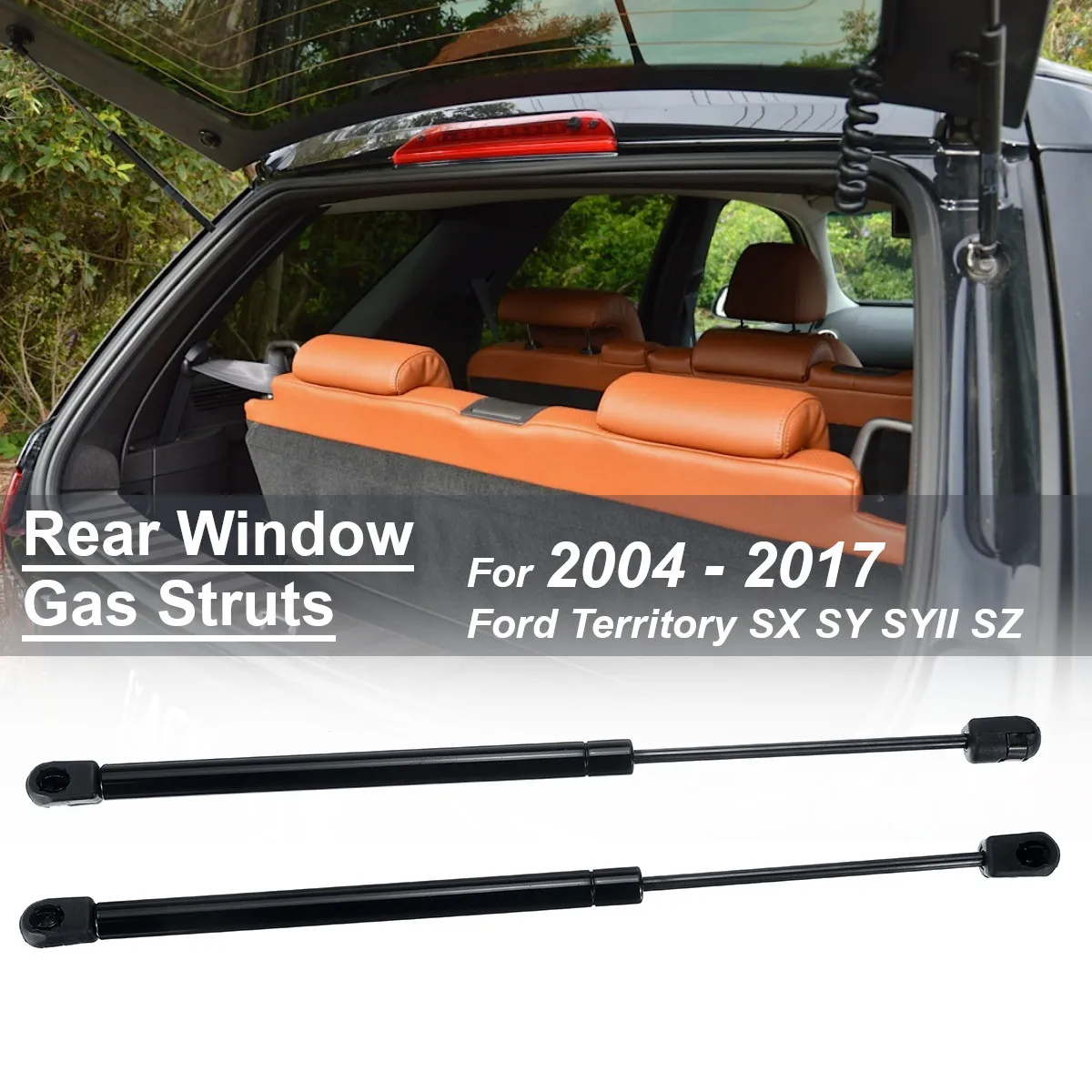 

2pcs 380mm Rear Tailgate Window Gas Struts Support Lifters For Ford Territory SX SY SYII SZ 2004 2015 2016 2017