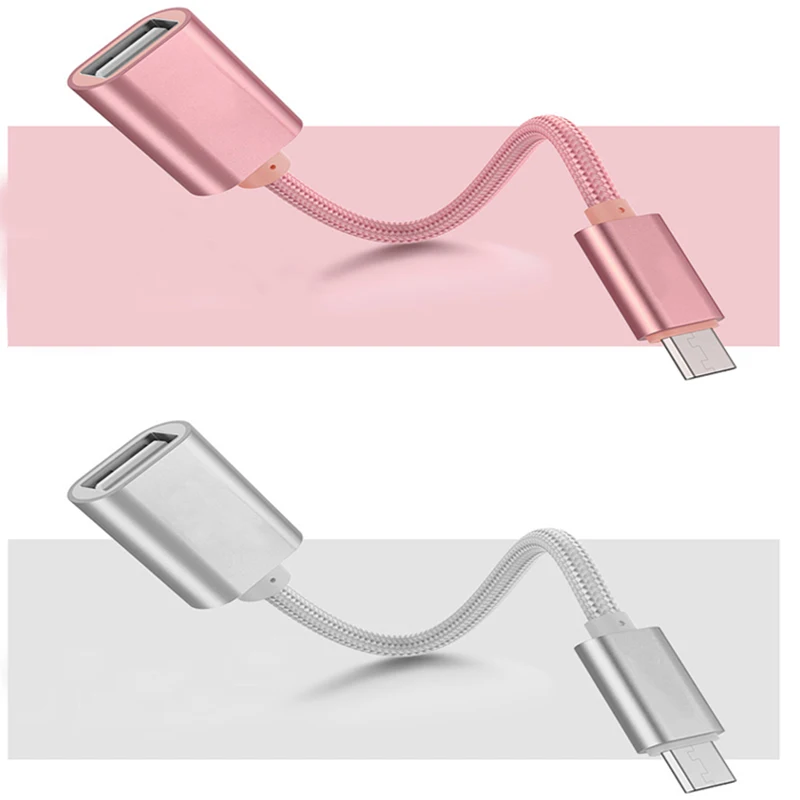 OTG Micro USB кабель адаптер для samsung Galaxy Xiaomi huawei Мобильный Android планшеты 90 градусов
