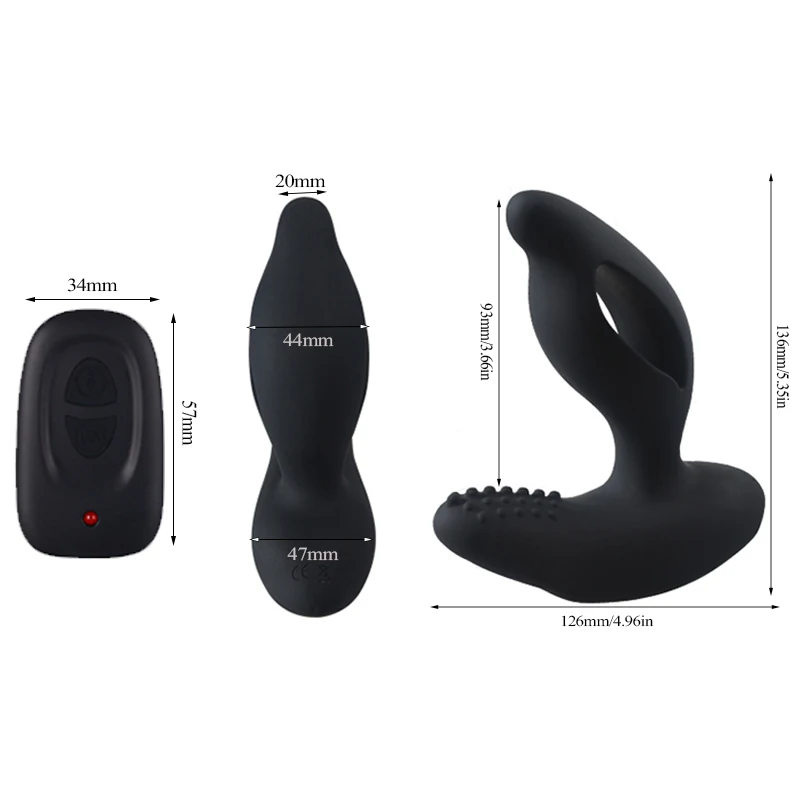 Meselo Multi speed Anal Plug дистанционного Управление вибратор для человека простаты
